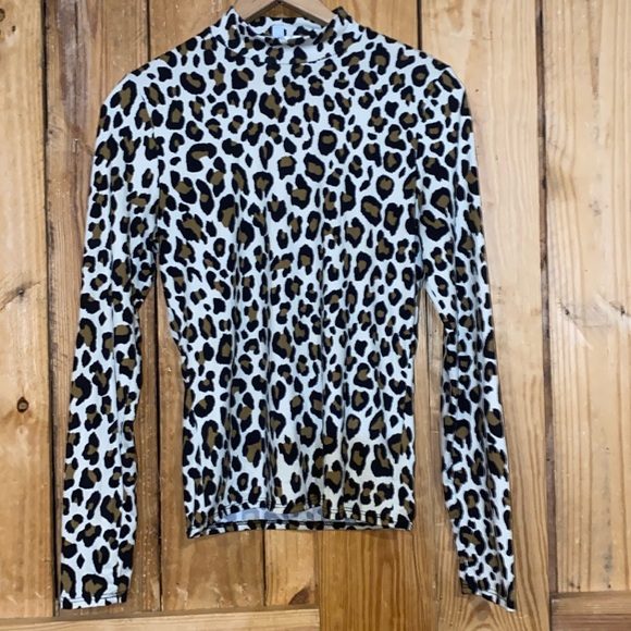 Cheetah Print Blouse - Picture 1 of 2